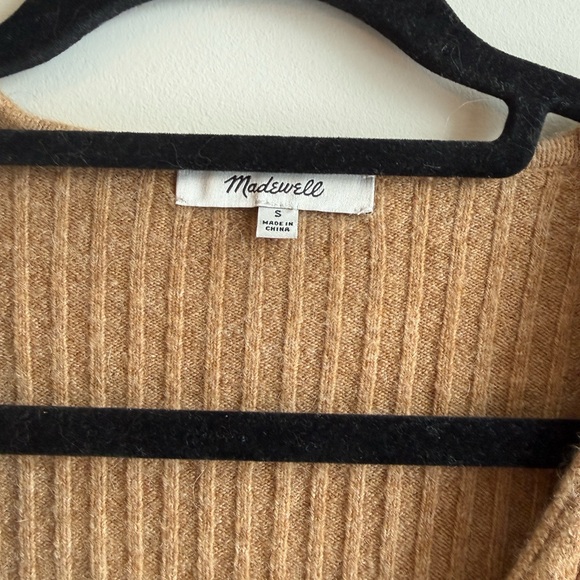 Madewell Cardigan Sweater Tan - Picture 6 of 9